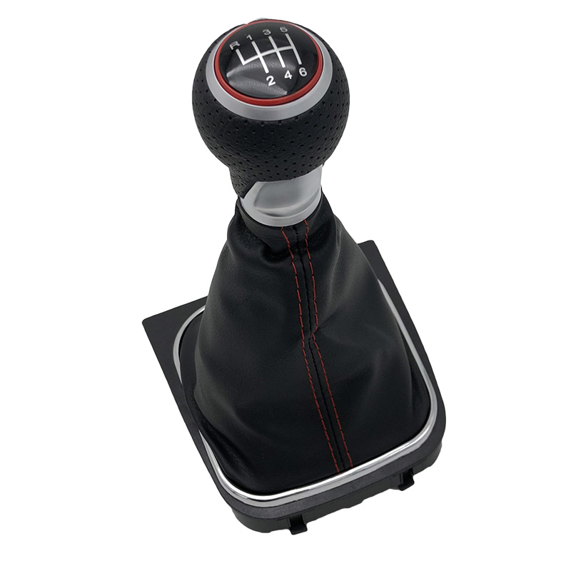 5/6 Speed Car Stick Gear Shift Knob Gaiter Boot Cover Case For Volkswagen VW Golf 5 V MK5 R32 GTI Golf 6 MK6 Jetta A6 2004-2014