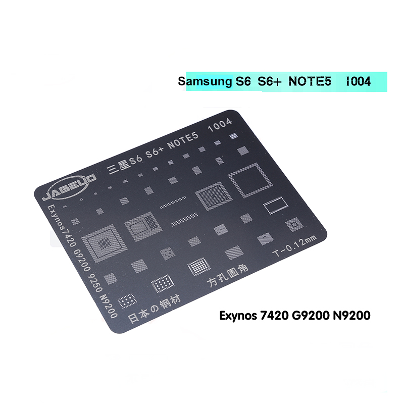 IC Chip BGA Reballing Soldering Stencils Kits Solder Template For Samsung Edge S6 S6+ S7 S8 S8+ Note BGA Reballing Accessories