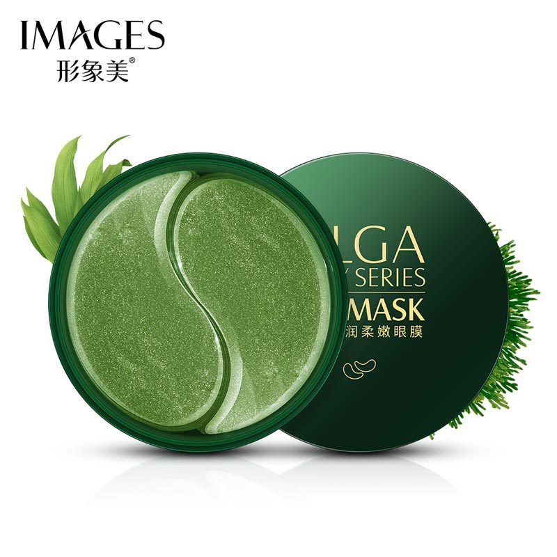 images 60Pcs Seaweed Alga Lady Gentle Moisturizing Gel Eyes Masks Patches Remove Dark Circle Anti Aging Paste Eye Mask Skin Care