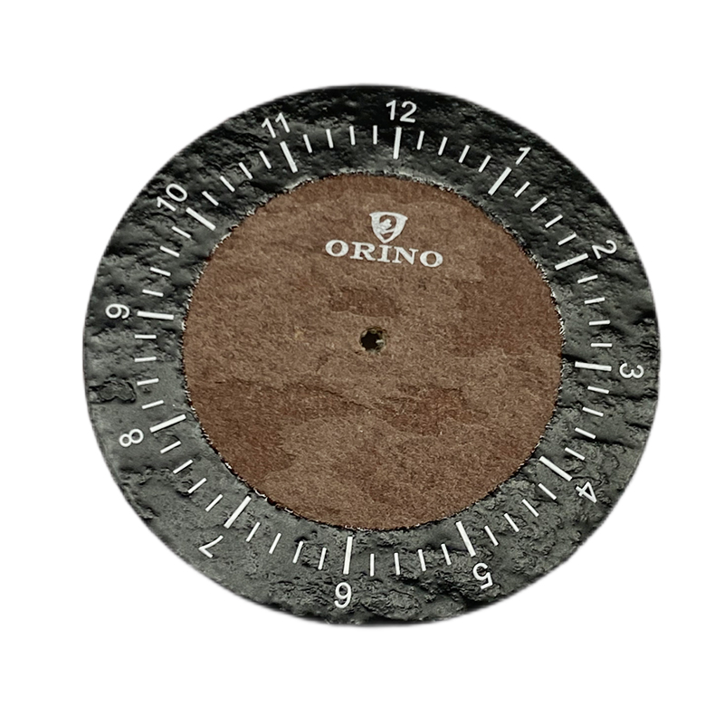 stones on watch dial
