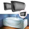 Biggest Discount Spa Bathtub Pillow Soft Massage Pillow Headrest Bathtub Pillow with Backrest Suction Cup Bathroom Supply