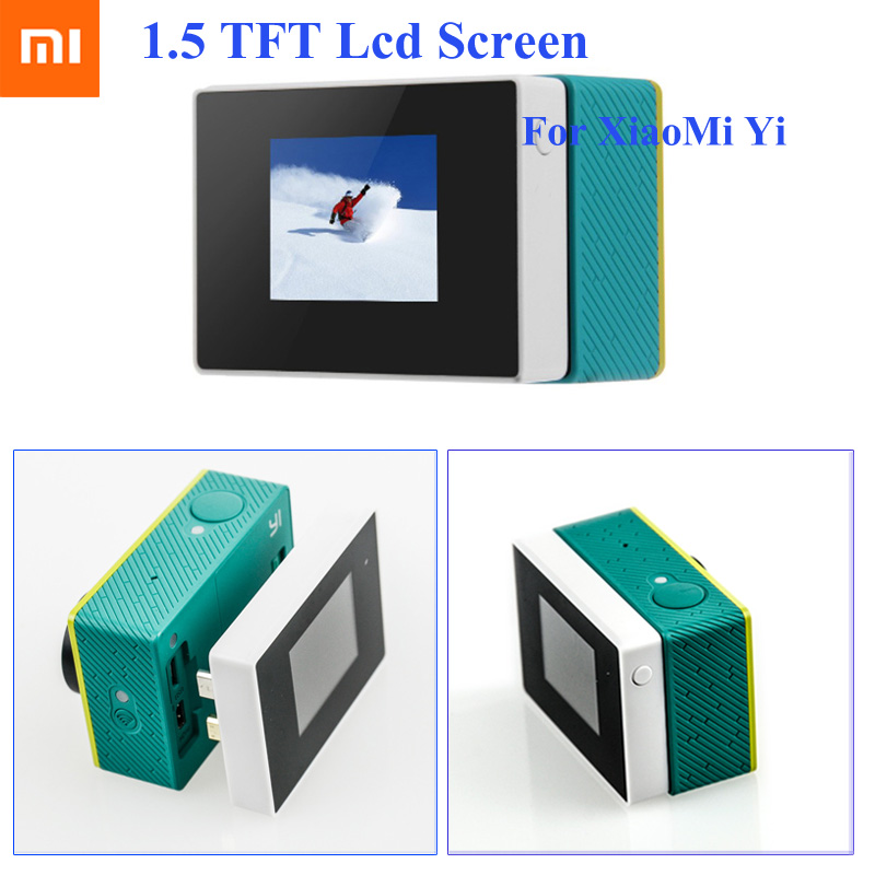 For Xaiomi Yi lcd Screen 1.5" Color TFT Extend Screen For Xiaomi Yi LCD Display monitor Xiaoyi Action Sport Camera Accessories