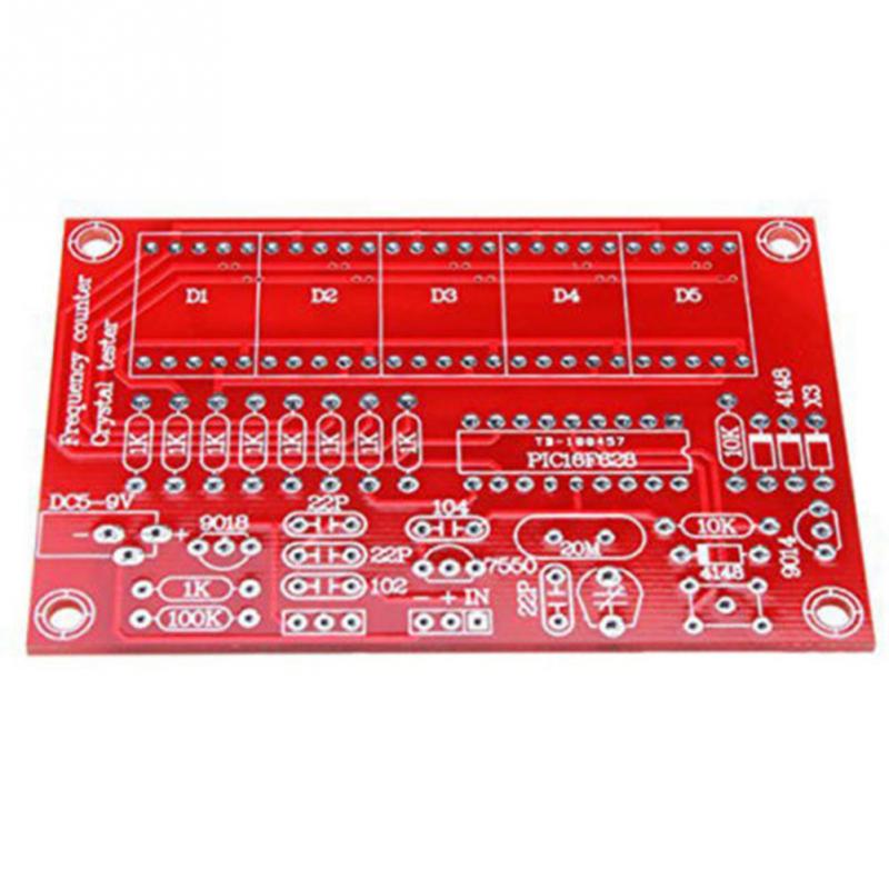 1Hz-50MHz Module Board Frequency Meter Kit DIY Crystal Measure For Oscillator Easy Install Automatic Conversion Self Assemble