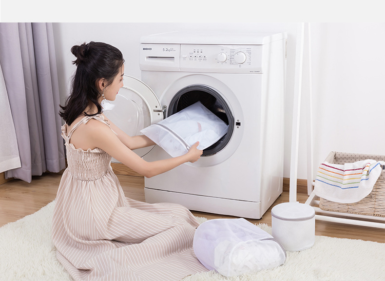 Portable Laundry Clothes Washing Machine Laundry Bra Aid Lingerie Mesh Net Wash Bag Pouch Basket