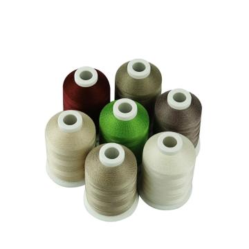 Simthread 50wt Mercerized Cotton embroidery thread for free standing lace machine embroidery longarm quilting topstitching