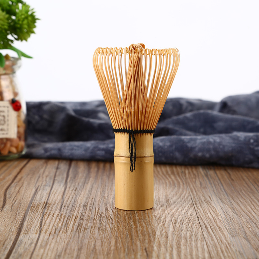 New Bamboo Handmaking Preparing Matcha Brush Japanese Style Powder Whisk Green Tea Portable Kitchen Tool