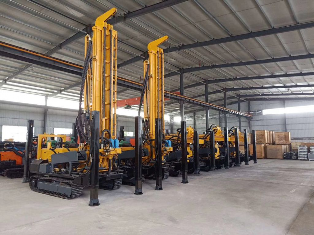 350m diesel hydraulic portable water well drilling rig