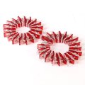 DIY Patchwork Red Plastic Wonder Clips Holder For Fabric Quilting Craft Sewing Knitting Garment Clips 50 Pcs/Set