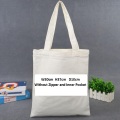 Fashion Reusable Shopping Bag Large Folding Tote Unisex Blank DIY Original Design Eco Foldable Cotton Bags Canvas Handbag