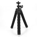 ABS Phone Tripod Holder Selfie Tripod with Bendable Leg Portable Holding Stand Standard 1/4-20 Thread for Camera Mobile Phone