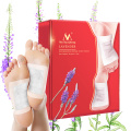 20pcs Detox Foot Pads Foot Skin Care Tools Lavender Nourishing Moisturizing Repair Foot Patches Adhesive Feet Cover