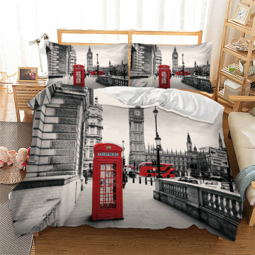 London Tower Bridge Lifelike Design 3d Comforter Sets Bed Linen Set Quilt Cover beddind Duvet Cover King Size