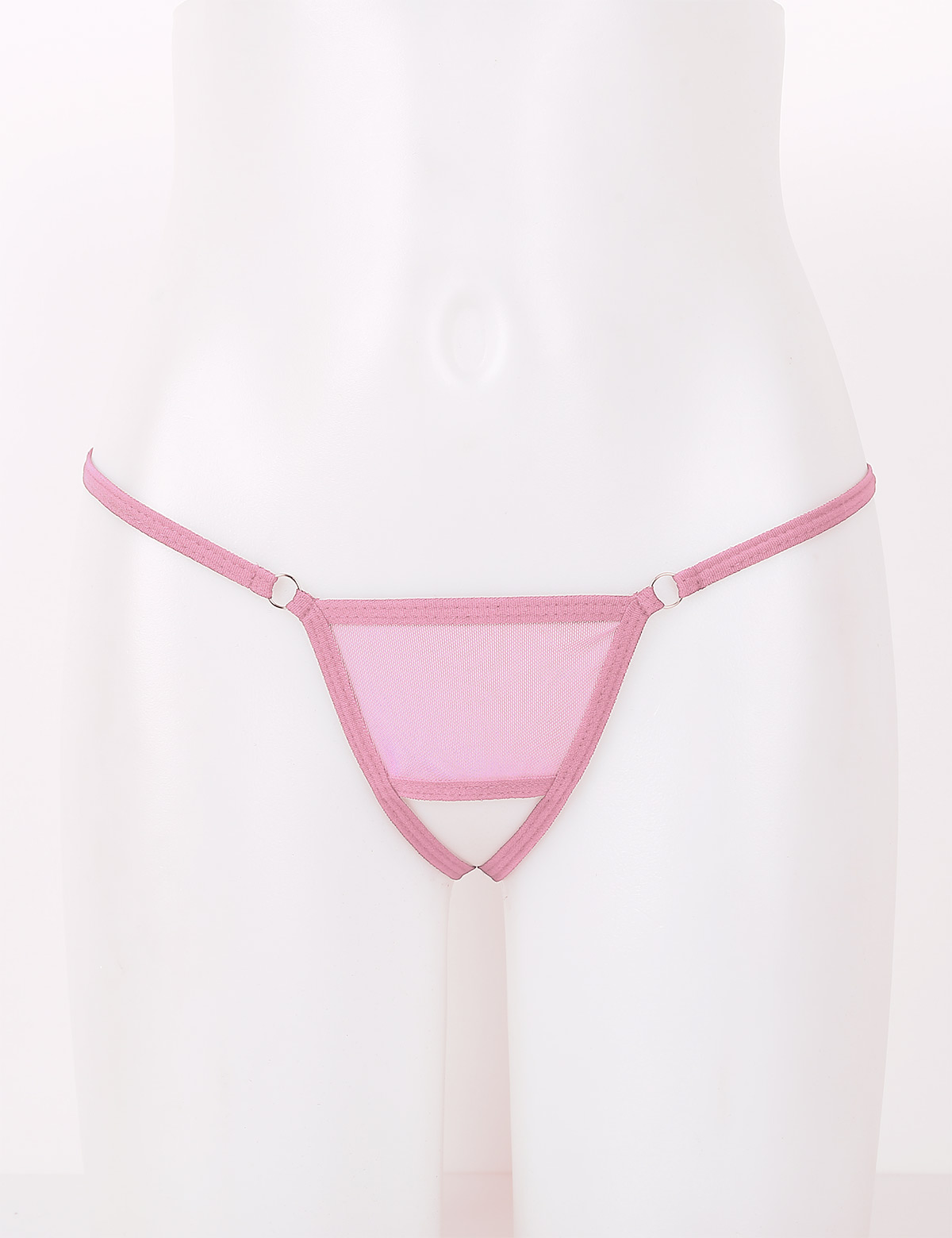 iiniim Mens Erotic Gay Transparent Lingerie Crotchless Penis Hole Sissy Panties Mini G-string Thongs Bikini Briefs Underwear