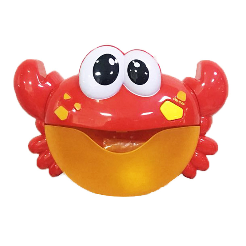 Explosive Toy Crab Bubble Machine Children Bath Blowing Crab Bubble Bath Puzzle Bath Bubble Making Machine
