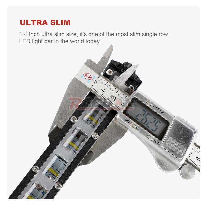 Ultra Slim 7 Inch 6D Lens Led Work Bar Light 4x4 Offroad For Jeep ATV SUV 4WD Motorcycle Flood Spot Beams Driving Lights 12V 24V