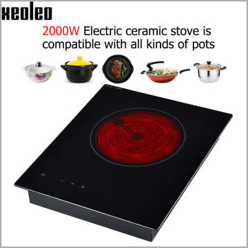 XEOLEO Electric ceramic heaters 2000W Built-in Induction cooker Household Electric ceramic Cooker with Timing hotpot/Steam&Boil