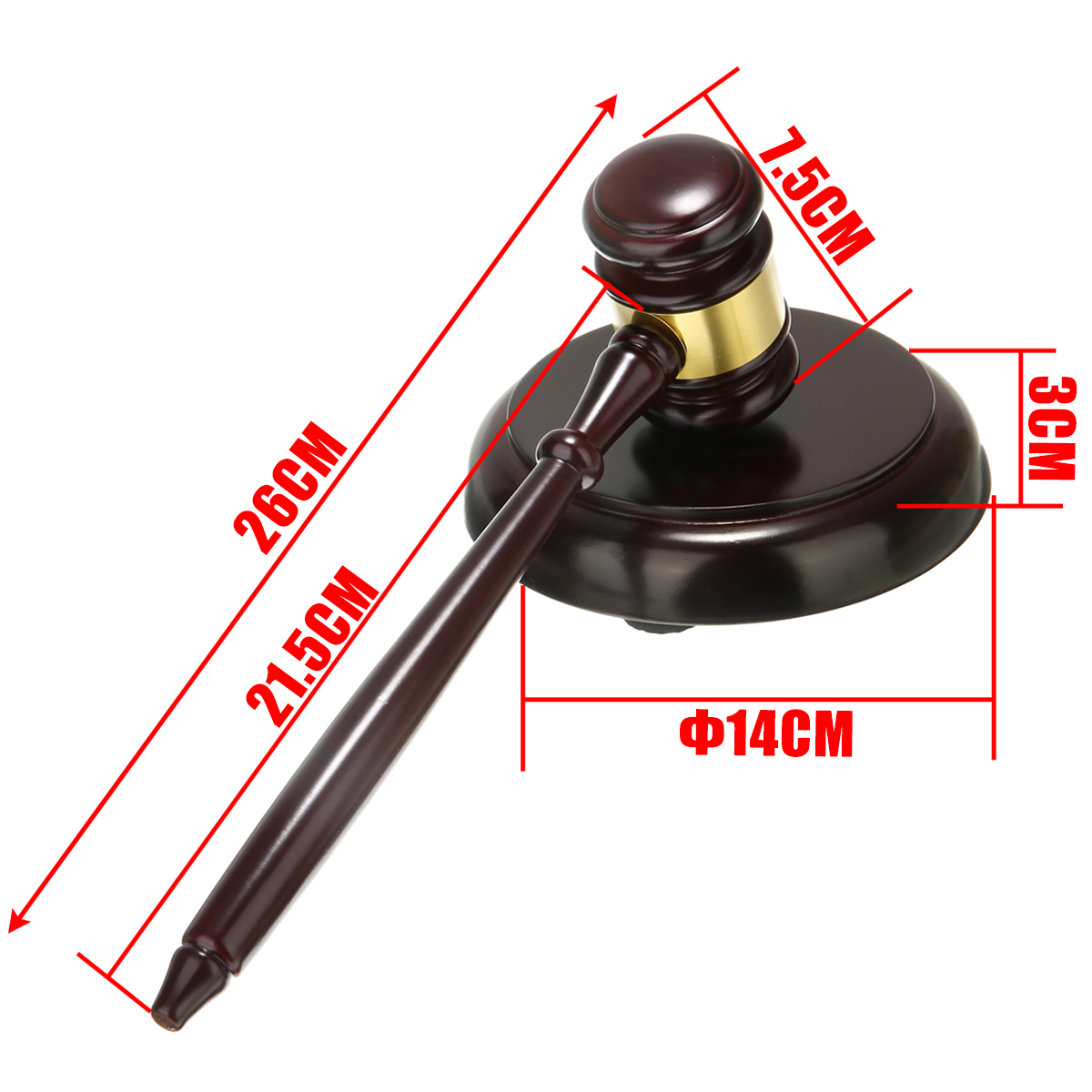 Judging Gavel Wooden Handcrafted Auction Hammer Wood Gavel with Sound Block for Lawyer Judge Auctioneer Sale Decor Crafts Gift