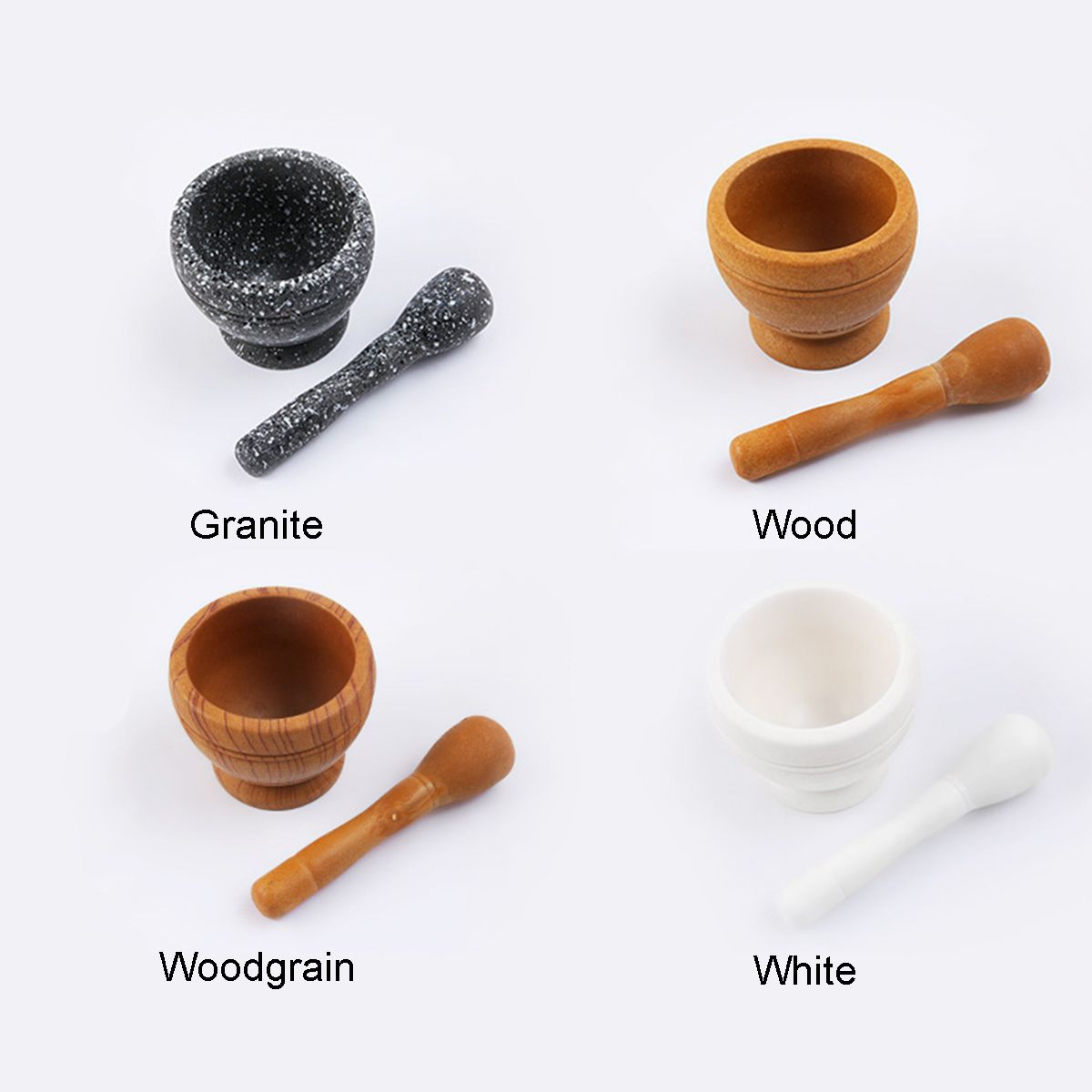 Mortar Pestle Spice Crusher Resin Bowl Tough Foods Pepper Ginger Kitchen Tool Herbs Garlic Grinder Spices Tool