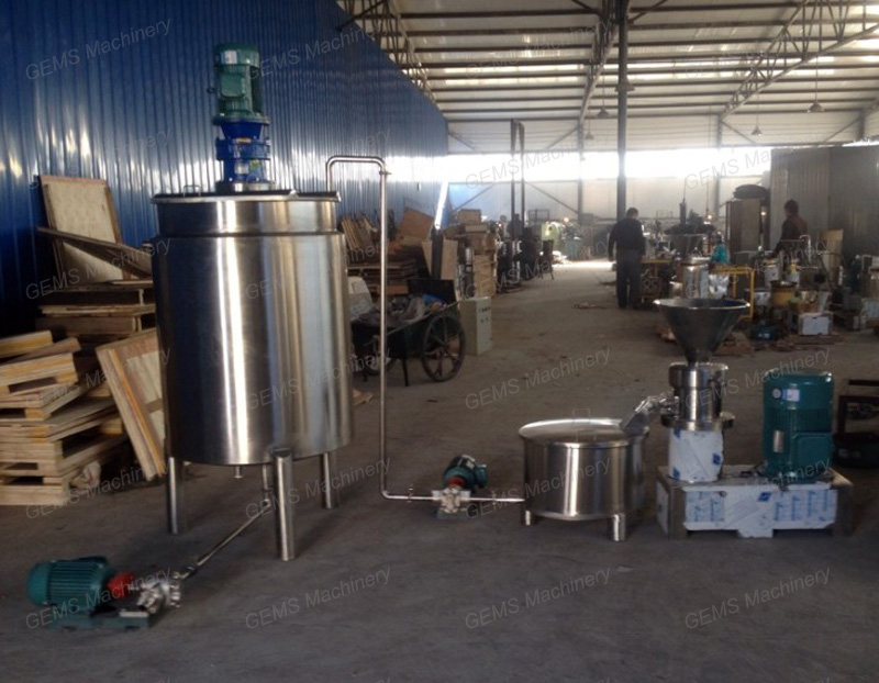Horizontal Cheap Almond Milk Colloid Mill Processing Machine