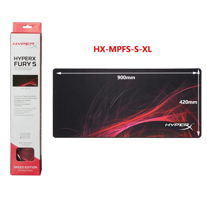 Kingston HyperX Fury S Speed Pro Gaming Mouse Pads HX-MPFS-S-SM M L XL Size Professional Mouse pad For Playerunknown's