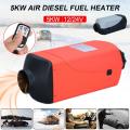 5KW 8KW 12V24V Auxiliary Heater Parking Air Fuel Oil Heating Machine &LCD Universal For Car Parking Heater Diesel Fuel Heater