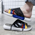 Men anti-skip Gladiator flip flops Slippers Men Designers Comfortable Beach Sandals Male mix color slides shoe Men Sandalss