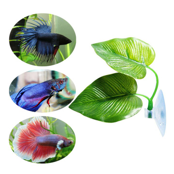 Aquarium Accessories Artificial Leaf Plant Hammock Fish Rest Bed Salt Water Aquariums Tropical Supplies Decoration Environmenta