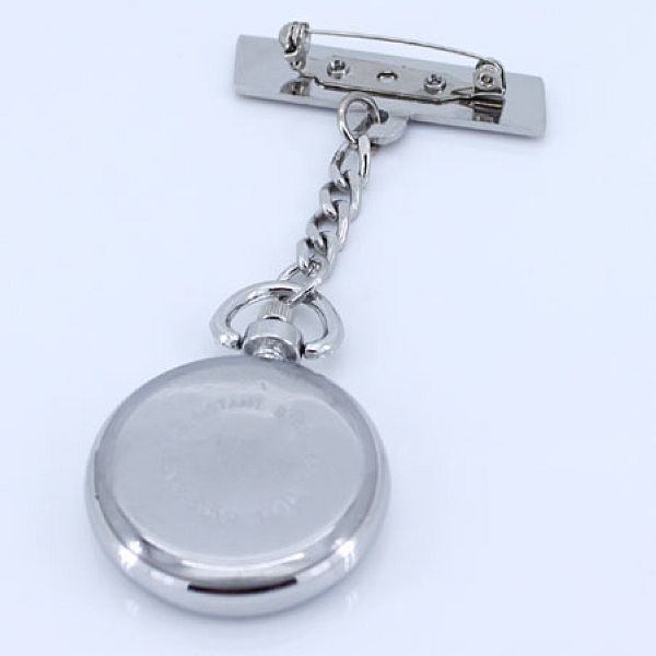 10pcs/Lot Mixed Style Bulk Silver Fob Nurse Watch and Silver Key Ring Pendant Watch Simple Watches E7/E8