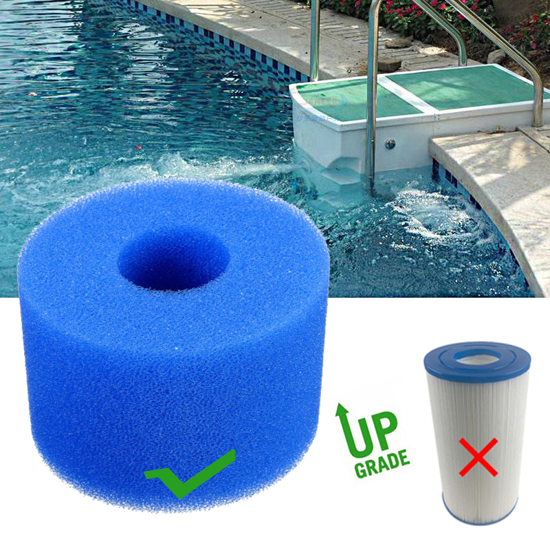 Foam Filter Sponge Reusable Intex Bubble Washable Biofoam Swimming Pool Clean Filter Foam Sponges Swimming Pool Accessories