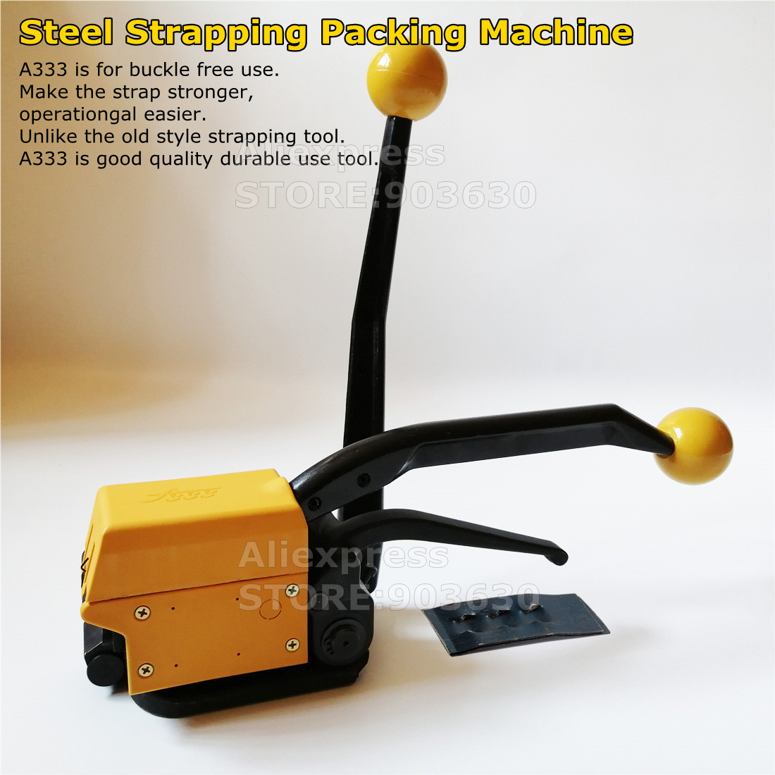 Portable Manual combination sealless steel strapping machine buckle free metal strapping tool packing wrapping machine