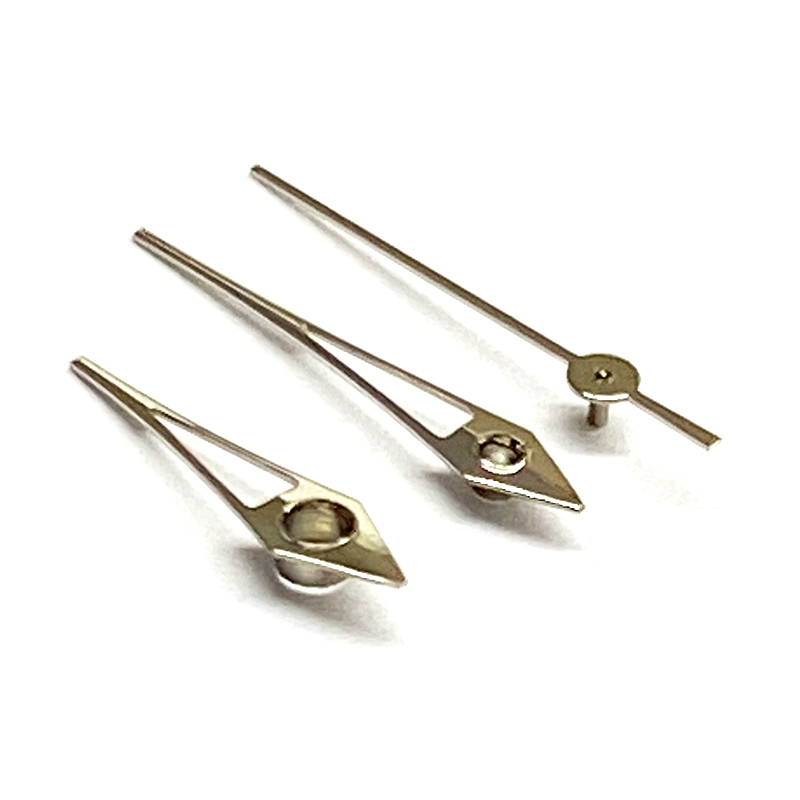 polished watch hands