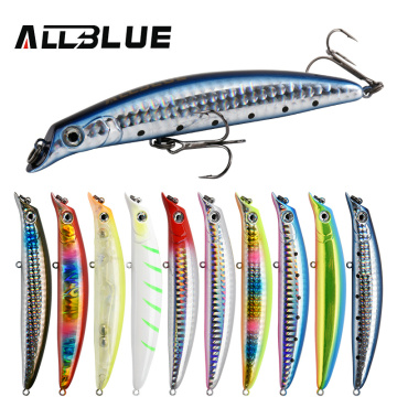 ALLBLUE CAPTOR 105F Fishing Lure 105mm 13g Floating Wobbler Long Casting Minnow Depth 0.5-0.8m Bass Pike Artificial Bait Tackle