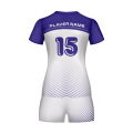 Professional Volleyball Uniforms Set Breathable Quick Dry Volleyball Jersey Shirt Shorts Kits Female Sportswear