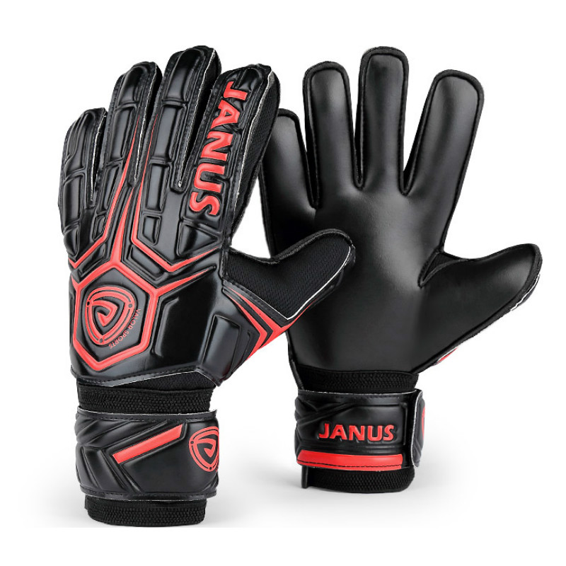 JANUS Professional Soccer Goalie Gloves Adult Goalkeeper Gloves Finger Protection Thickened Latex Football Goal keeper Gloves