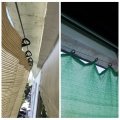50pcs Black ABS Shading Net Hook Agriculture Greenhouse Sunshade Net Curtain Line Outdoor Courtyard Poultry Aquaculture