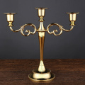 Classical Metal Candelabra Retro Candlestick Candle Holder 5 Stands Candlelight Dinner Wedding Gift Home Wedding Decor