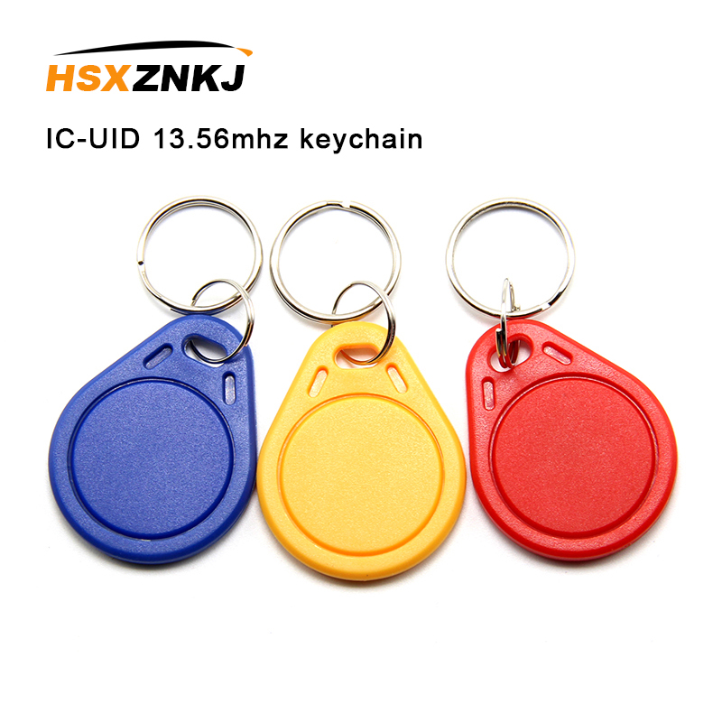 Ic-uid 13.56mhz Repeated Erase Keychain Elevator Induction Smart Buckle Community Gate Security Access Card Smart Nfc Tags