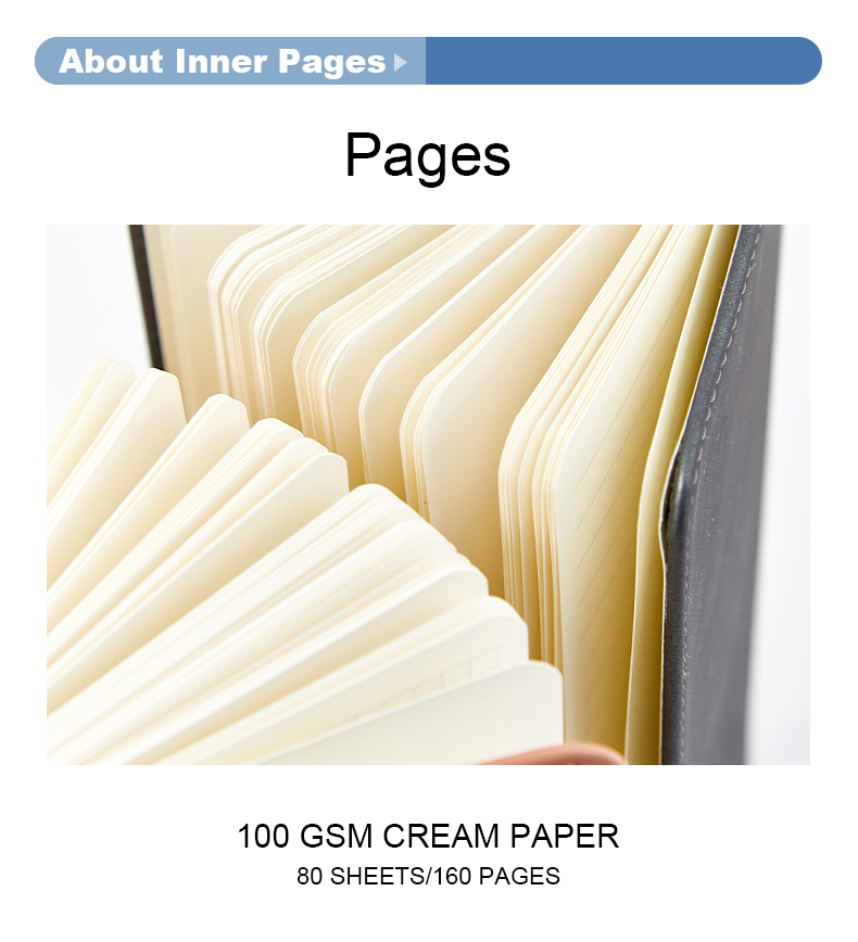 Pu leather cover weekly planner notebook11