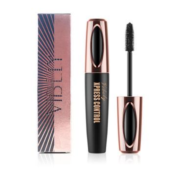 Waterproof 4D Makeup Eyelash Mascara Fluffy Volume Cosmetics Silk Fiber Mascara For Eyelash Extension Thick Lengthening TSLM1