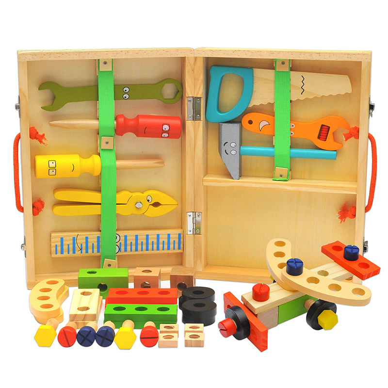 Kids Diy Children'S Tools Educational Toys Repair Tools Toys Wooden Learning Engineering Puzzle Boys Play Boy Toys For Boy