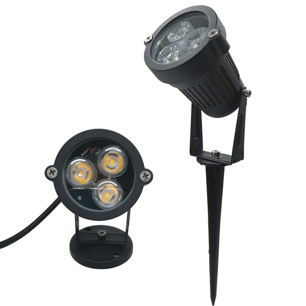 9W Waterproof Lights LED Lawn Lamp 110V 220V Landscape Spot Light IP65 110 V 220 V Outdoor Lighting Lamps Spike Light For Garden