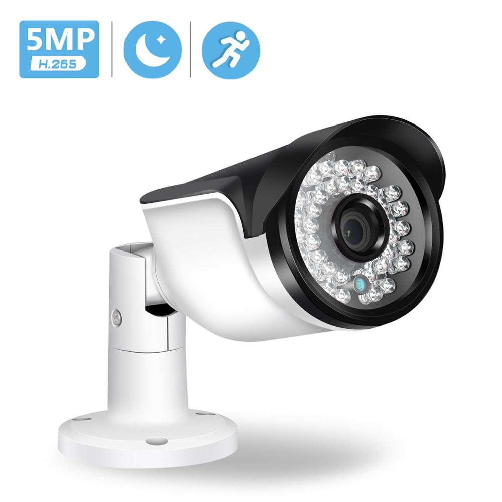 BESDER H.265 Surveillance IP Camera 5MP 3MP 2MP Motion Detect ONVIF RTSP Bullet Outdoor CCTV Cameras 36PCS IR LED Night Vision