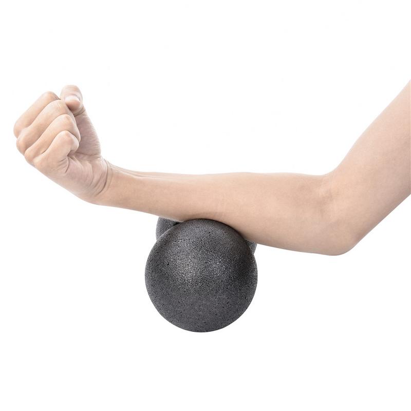 Mini Small Exercise Ball Peanut Shape Fascia Self Massage Ball Shoulder Back Leg Fitness Body Training Duo Balls For Sport Gym