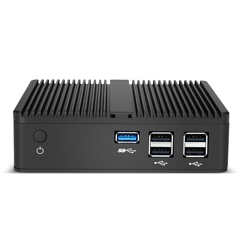 Fanless Mini Computer PC Quad-Core Intel Celeron J1900 HTPC 300M WiFi Gigabit Ethernet Windows 7/8/10 Linux 6*USB HDMI VGA