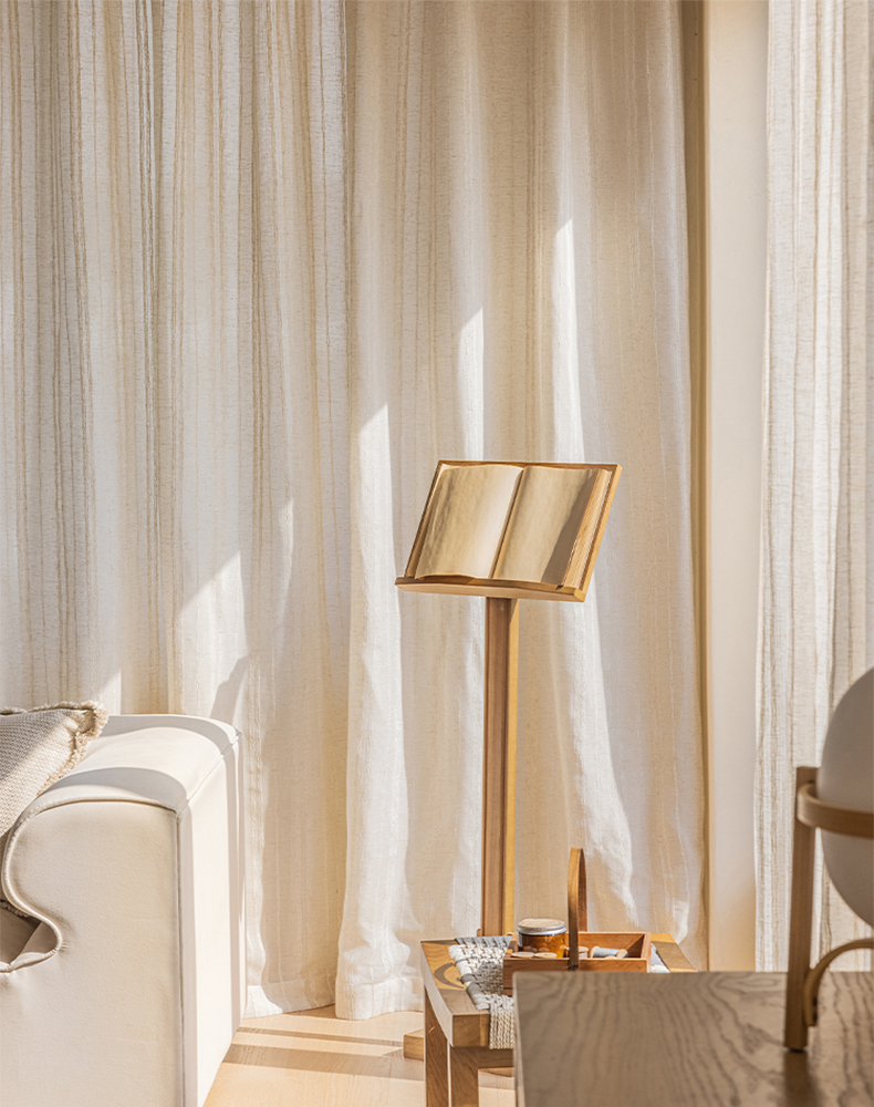 Cotton Linen Eco-friendly Curtain Sheer