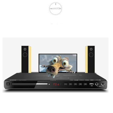 36*21*3.3cm 10W DVD Player 5.1 Channel Home EVD Player USB Card Reader HD VCD Children Portable CD Player Full Format