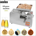 XEOLEOOil press machine Peanut oil extractor Olive Oil presser Stainless steel pressing Sesame/Melon seeds/Rapeseed machine 400W