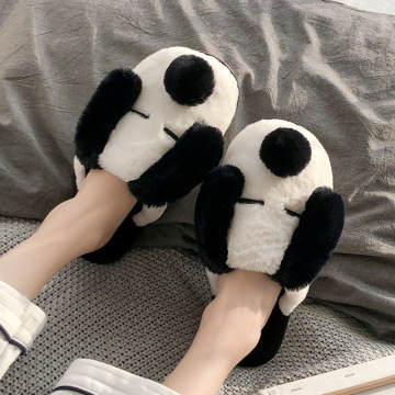 Apanzu women slippers living room soft comfortable Home Slippers Cotton Cartoon winter men Shoes indoor cute slippers for women