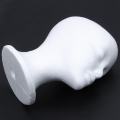 Female Foam Mannequin Head Model Hat Wig Display Stand Rack white