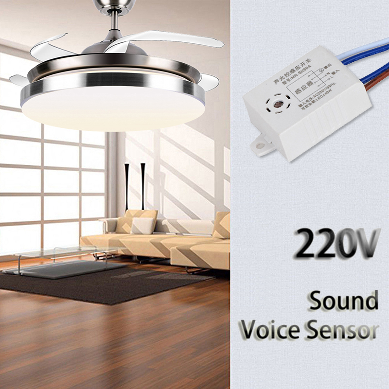 Smart Home Improvement MR-SK50A Module 220V Detector Sound Voice Sensor Intelligent Auto On Off Light Switch Accessories Light